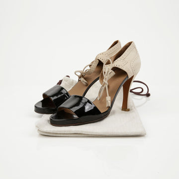 HERMES Tassel Strap Sandal Heel in Größe 37.5 155738246