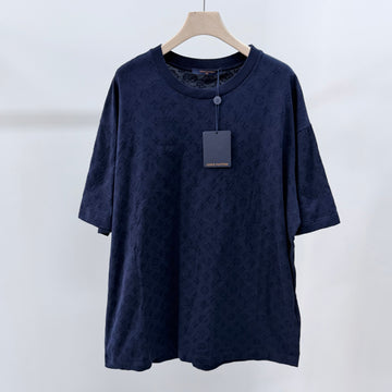 Louis Vuitton Monogram Filcoupe Short Sleeve T-Shirt Navy 3XL 156068104