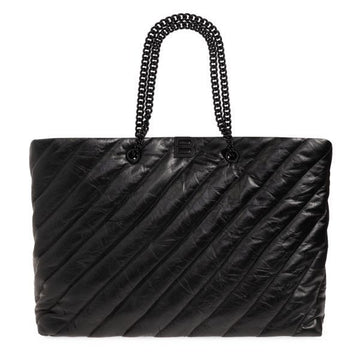 BALENCIAGA クランシュ ラージ キャリー オール キルティッド トートバッグ (771718 2AAWW 1000) 114938496