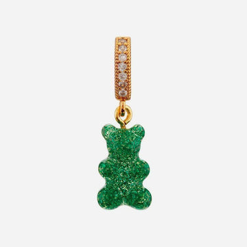 Crystal Haze Jewelry Nostalgia Bear Pave Connector Gold Green Haze 152735407