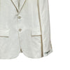 FENDI weißer Baumwolle Leinen Blazer 156100288 [P]