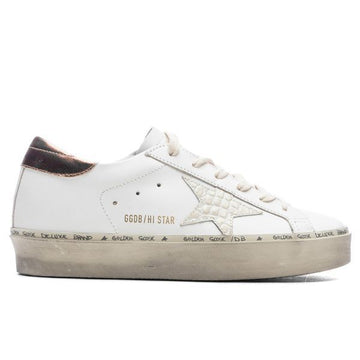 GOLDEN GOOSE ハイスタークラシッククロコラミネイティッドヒール 125143340