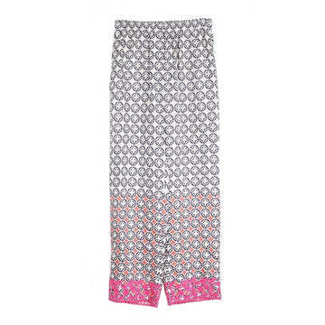LOUIS VUITTON Geometrische Metallic Blumen Pyjama Hose 34(44) 156101699