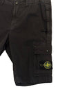 STONE ISLAND ブラックショートパンツ 7615L11WA V0129 156102619 [P]