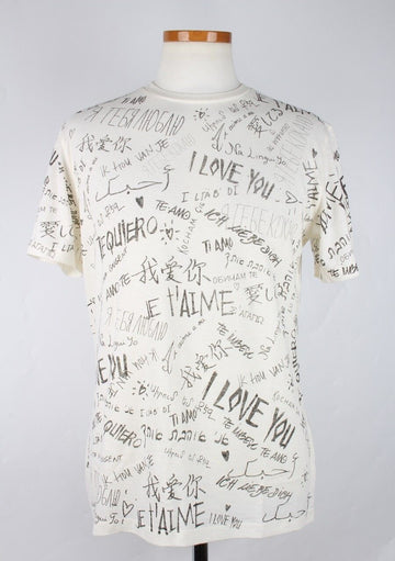 DIOR アイラブユー Tシャツ ホワイト M 156102992