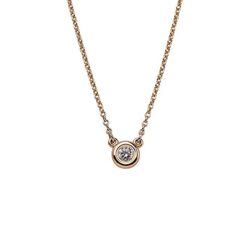 TIFFANY & CO 1P Diamant Elsaferetti Halskette Rosegold 37163 156105235