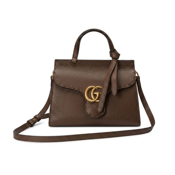 GUCCI Leder Schultertasche klein braun 421890 156107624
