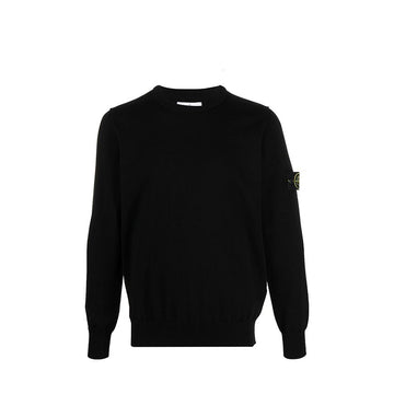 STONE ISLAND Logo Patch Crewneck Wollpullover 156111511