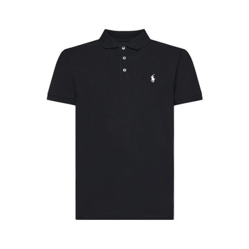 POLO RALPH LAUREN Pferd-Stickerei Slim Fit Polo Shirt Schwarz 710941439 040 153588340