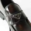 PRADA Leder Slipper in Schokoladenbürstung (2DE127 G 000F 055 F0038) 156114032 [P]