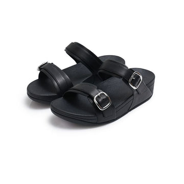 Fitflop Lulu Leather Slide Black ES7-090 152738843