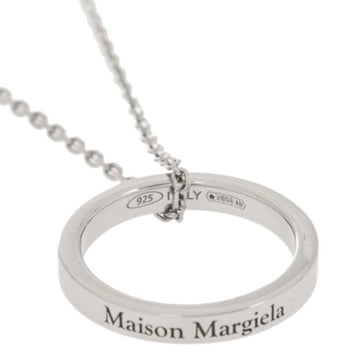 MAISON MARGIELA ロゴリングネックレス シルバー 135602431