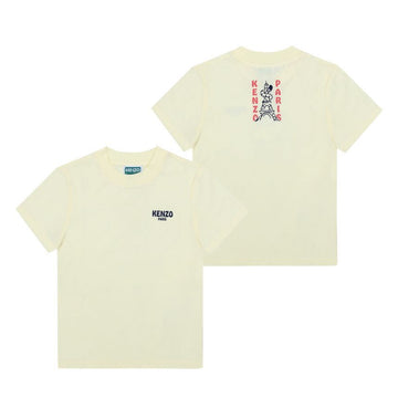 KENZO ガーデンロゴ子供半袖Tシャツ 155988882