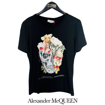 ALEXANDER MCQUEEN スカルプリント女性半袖Tシャツ 155997582