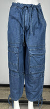 Isabel Marant Ivy Women's Denim Cargo Pants 155008422 [P]