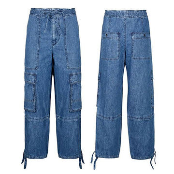 ISABEL MARANT 25FW Ivy 女性デニムカーゴパンツ 24PPA0278FAB1H04E30BU 155008422