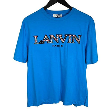 Lanvin Men's Logo T-shirt Blue 154661089