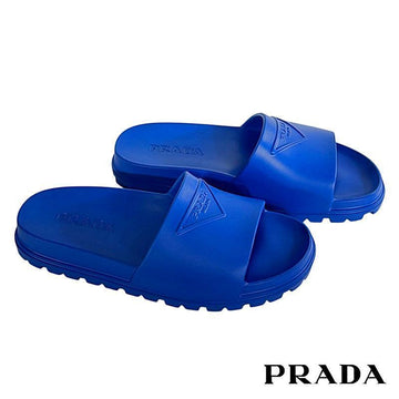 Prada Men's Rubber Slide Slipper Blue Size 7 2X3085 3LKV F0013 Authentic 100% 154229199