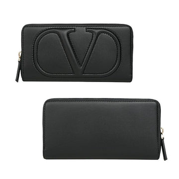 Valentino Women's V Logo Zip Long Wallet P0V23 QEL 0NO Authentic 100% 152211624