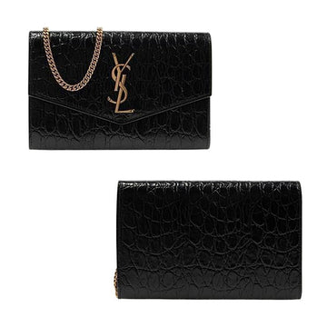 Saint Laurent Uptown Chain Shoulder Bag Black 152110119