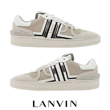 Lanvin Men's Clay Low-Top Sneakers NASP 00M2 100% Authentic 152004408
