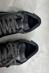 Saint Laurent Men's Lip Patch Logo Sneakers Black 485275 EXV60 8069 Authentic 151787181 [P]