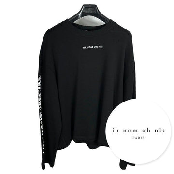 IH NOM UH NIT Men's Lettering Sweatshirt Black 151232711