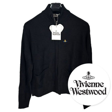 VIVIENNE WESTWOOD Fischerstrickjacke für Herren mit Reißverschluss Schwarz 151231780