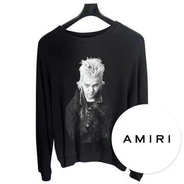 AMIRI Men's Lost Boy Sweatshirt T-Shirt Black 100% Authentic 150992561