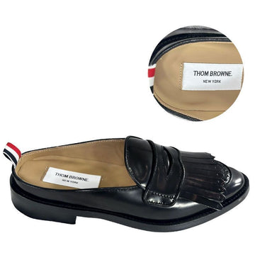 THOM BROWNE ソフトスパゾラートキルトバサルティペニーローファー ブラック MFL096A L0043 001 150927830