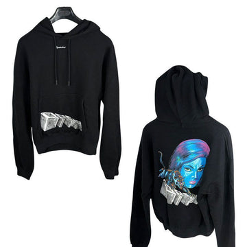 OFF WHITE Herren Panther Hoodie Schwarz OMBB037R19B97004 1088 150719492