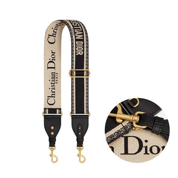 DIOR 調整可能なリングショルダーストラップ ブラック S8557CBTE M911 正規品100% 150669652