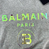 BALMAIN メンズスウェットTシャツグレーTH03279I321YAT 150647710 [P]