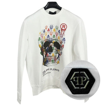 PHILIPP PLEIN Herren Skull Sweatshirt Weiß MJO0566 PNY002N 01 150557722