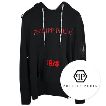 PHILIPP PLEIN Herren Hoodie Schwarz 150555647