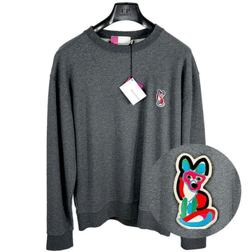MAISON KITSUNE メンズスウェットシャツ グレー LGM 正規品100% 150503714