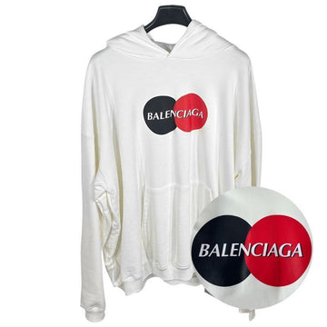 Balenciaga Women's Uniform Logo Hoodie T-shirt White 620973 TIV80 9000 Authentic 100% 150262121