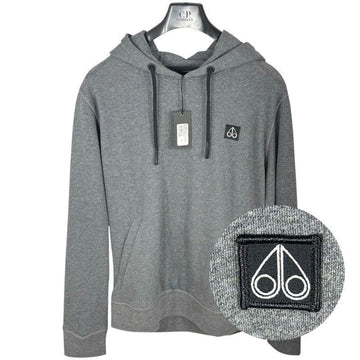 Moose Knuckles Men's Logo Hoodie Gray 149982217