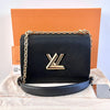 Louis Vuitton Twist MM Epi Gold Black Bag M54804 156136828 [P]