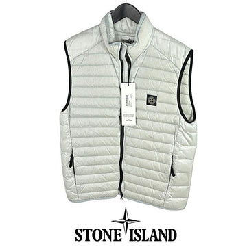 STONE ISLAND ルームウーブンチャンバーロゴパディングジャケットベスト 7715G0224 V0061 149520521