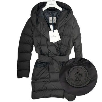 MONCLER Damen Hoodie Lang Padded Jacket Schwarz 1C00025 59632 999 AUBIGNY 149097432