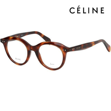 Celine CL41458 086 Luxury Round Tortoiseshell Eyeglasses 133084798