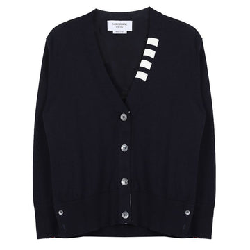 Thom Browne Women's Cotton 4-Bar V-Neck Cardigan 130853610