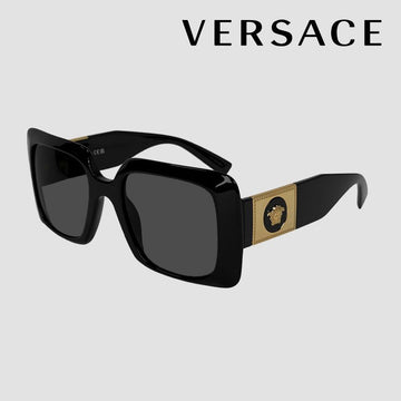 Versace Square Frame Horn Rimmed Sunglasses Medusa VE4405 GB1 87 54 147344070
