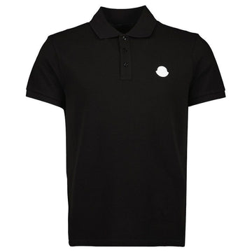 MONCLER モンクレール 25SS ロゴパッチ ポロシャツ ブラック 8A000 03 89A16 998 134665636