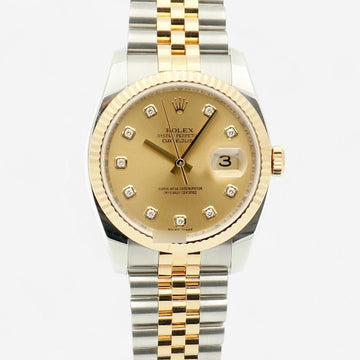 Rolex Datejust 36 Men’s Combination Watch with Original Diamonds 2007 156158893