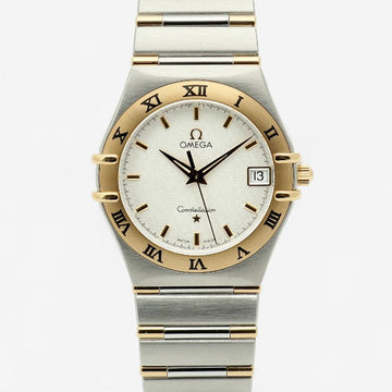 OMEGA Constellation Combi 34 Medium 396.1201 Herrenarmbanduhr Quarz mit argyle-muster Zifferblatt 156158896