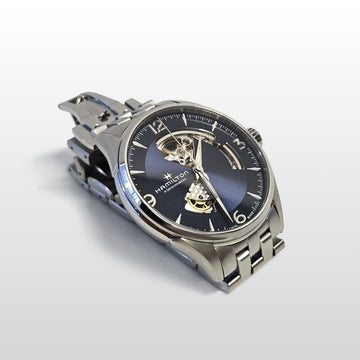 Hamilton Deep Blue H327050 Jazzmaster Open Heart 42mm Automatic Men's Watch 156158955