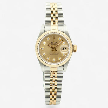 Rolex Datejust 26 Aftersetting Diamond Women’s Combo Watch 1995 156158995