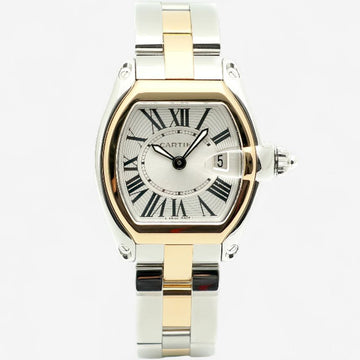 Cartier Roadster Small Combi W62026Y4 Women's Watch Automatic 2005 Certificate Box 156159003